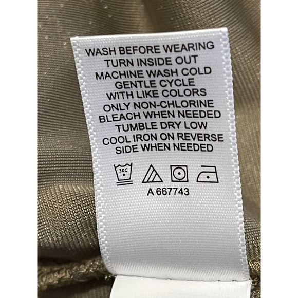 LOGO Lori Goldstein Green Crushed Velvet Long Sleeve Tunic Top size Large - Picture 6 of 6